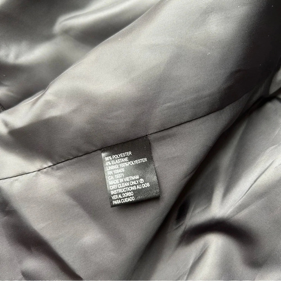 Tahari Black Ruffle Asymmetrical Blazer - Picture 11 of 16